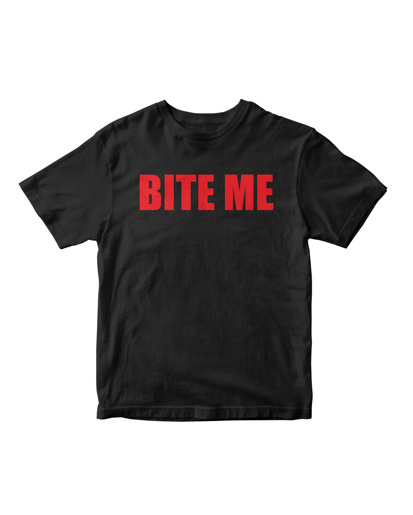 BITE ME BLACK BABY TEE