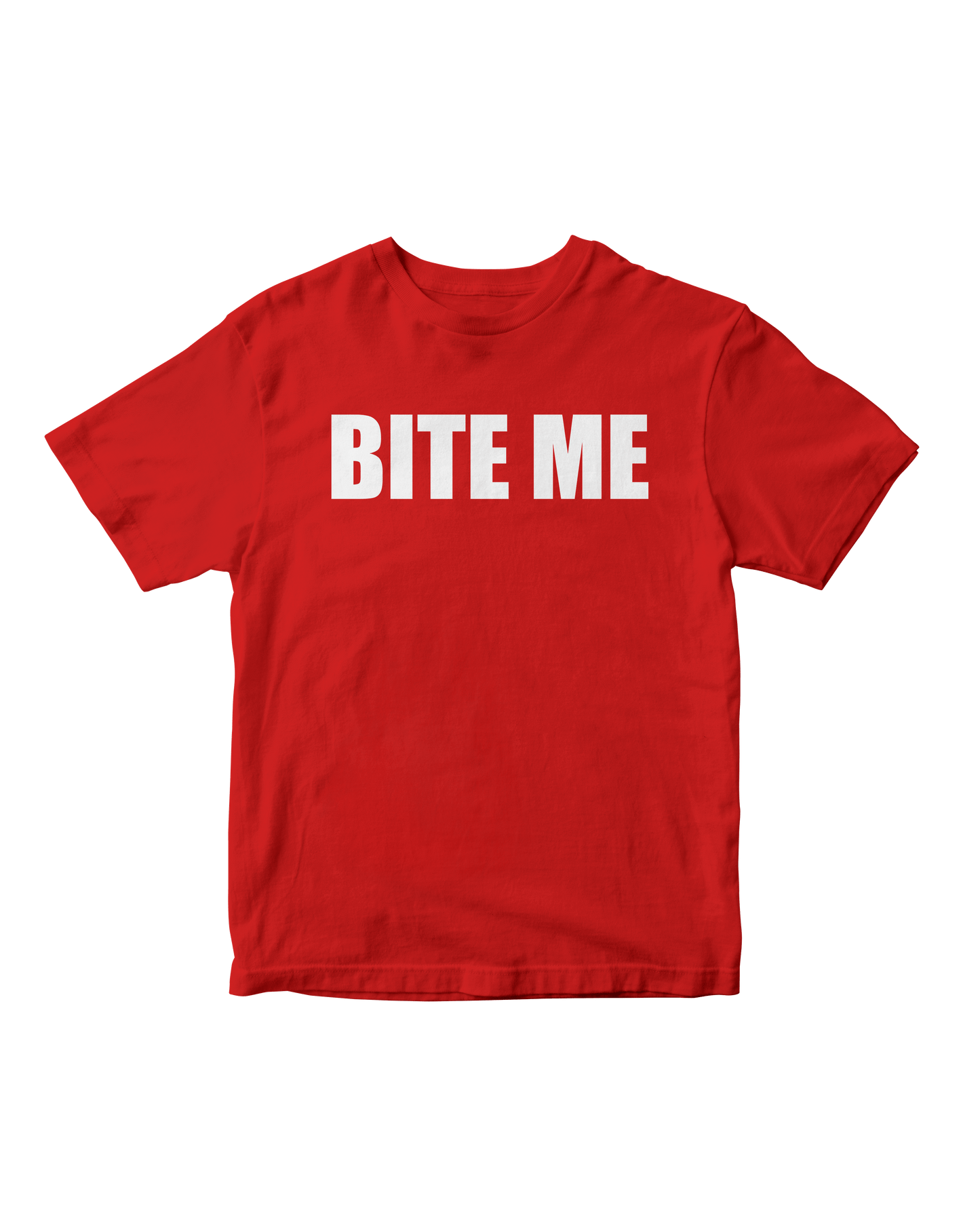 BITE ME RED BABY TEE
