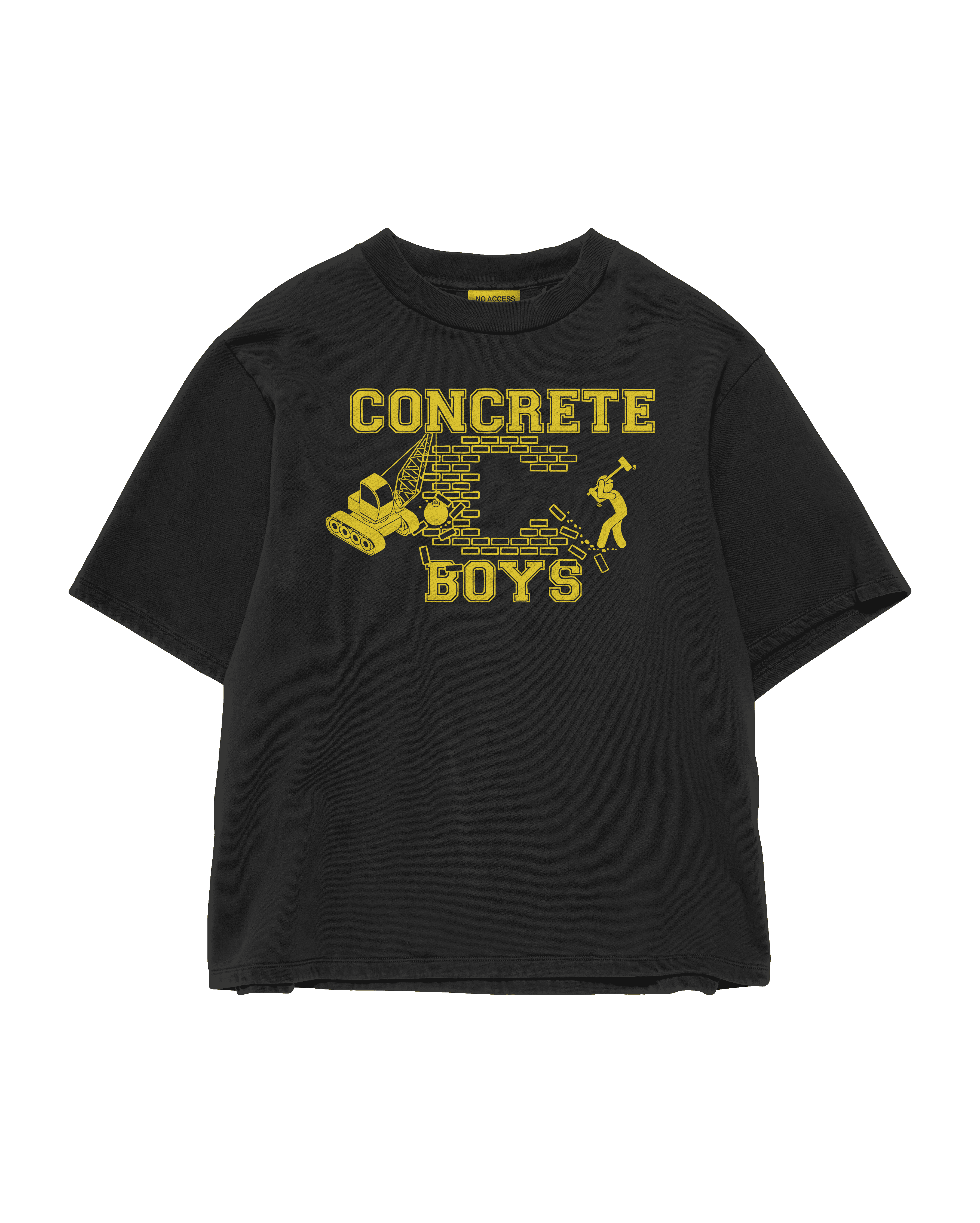 CONCRETE BOYS BLACK T-SHIRT – NO ACCESS