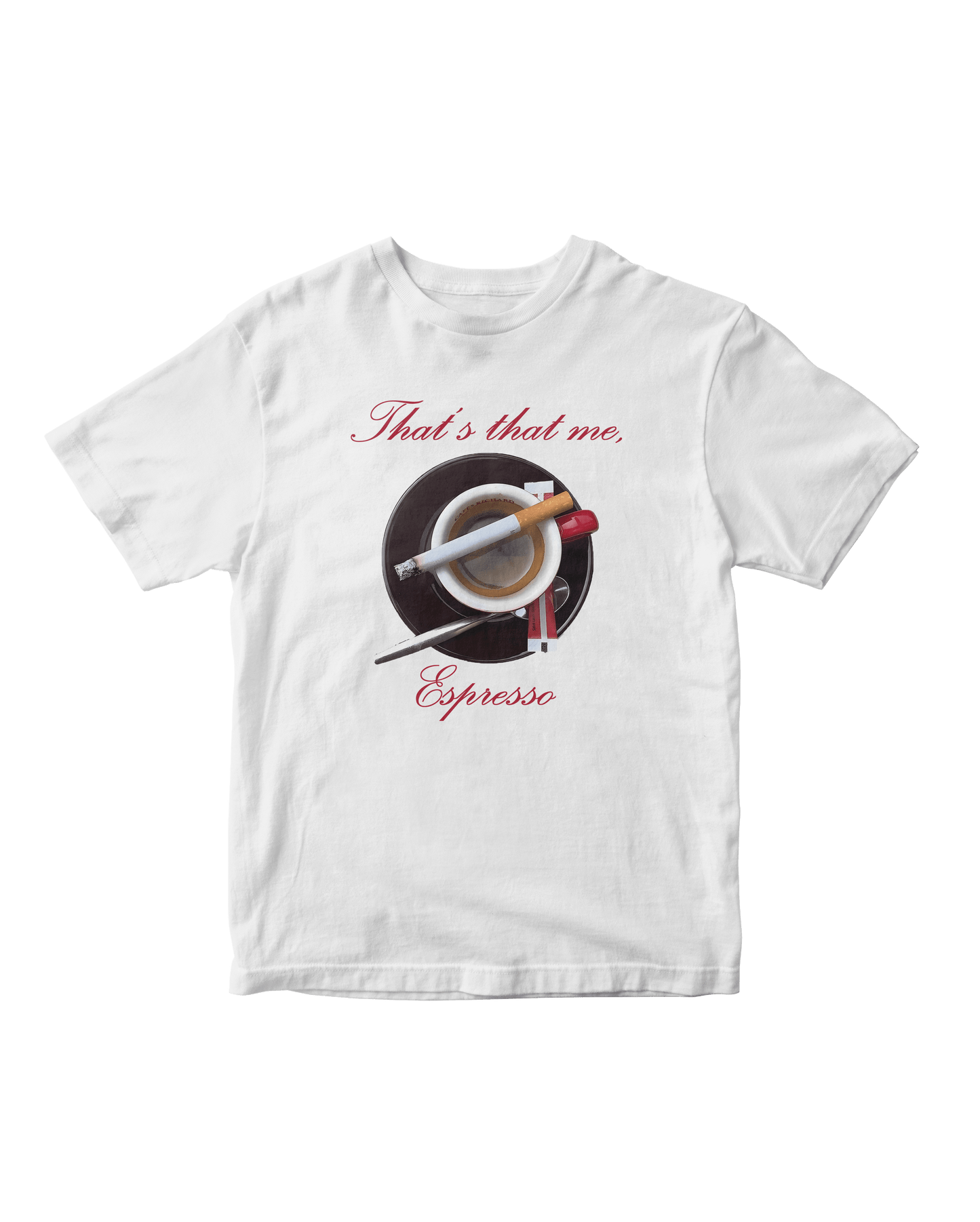 ESPRESSO WHITE BABY TEE