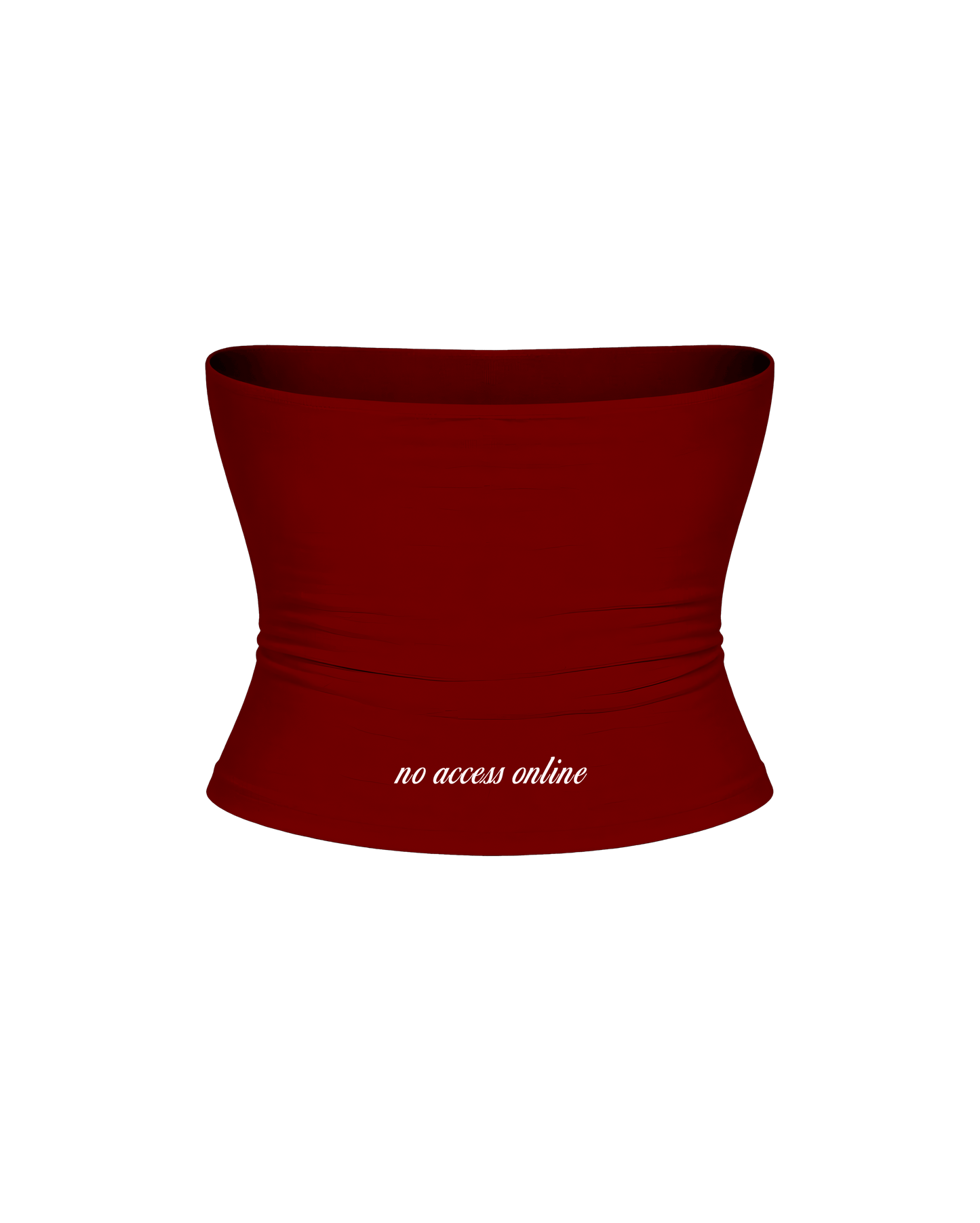 LOCALLY HATED CHERRY RED TUBE TOP