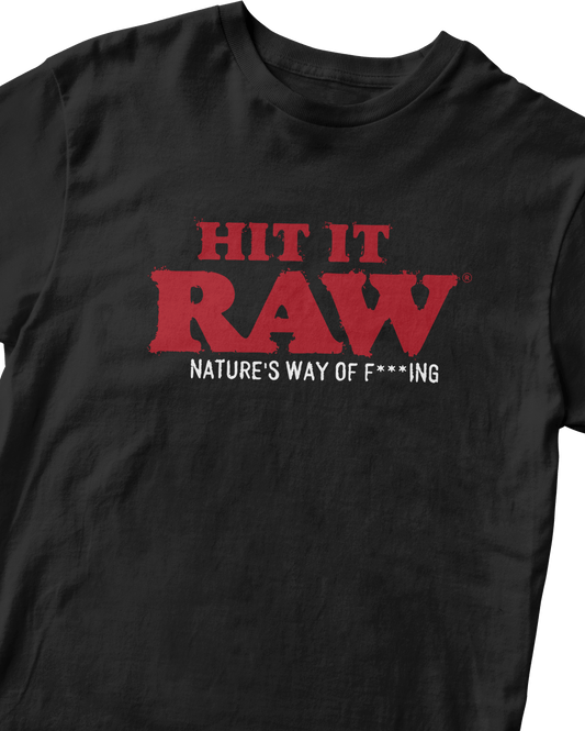 HIT IT RAW BLACK BABY TEE