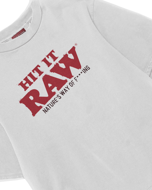 HIT IT RAW WHITE T-SHIRT