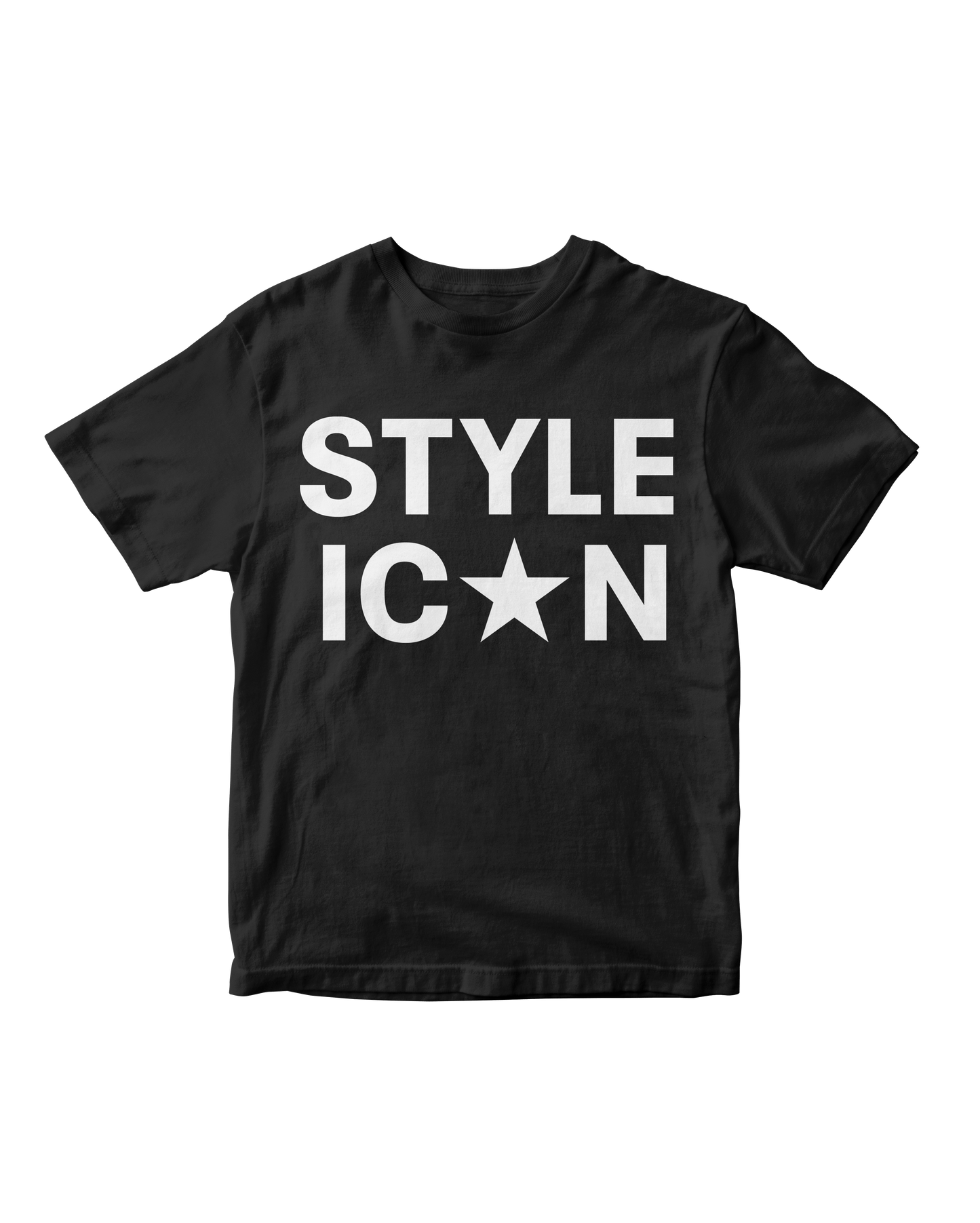 STYLE ICON BLACK BABY TEE