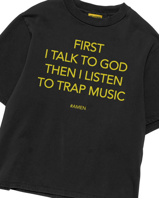 TRAPLORD BLACK T-SHIRT