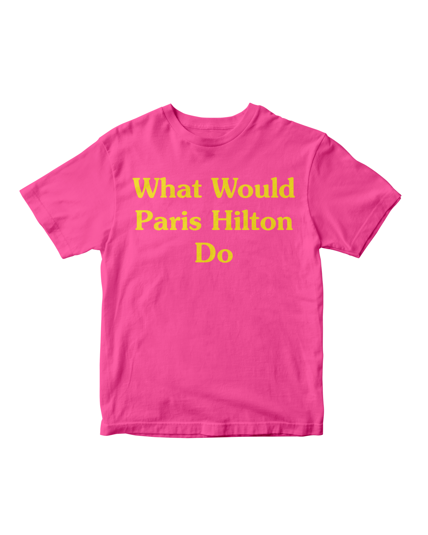 WWPHD? PINK BABY TEE
