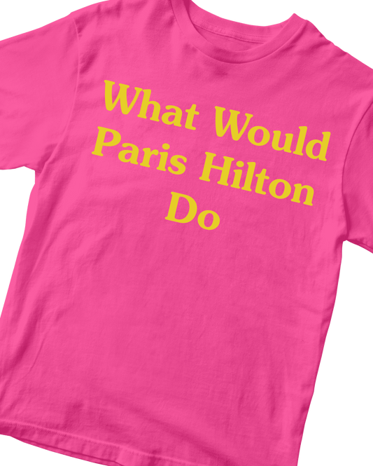 WWPHD? PINK BABY TEE