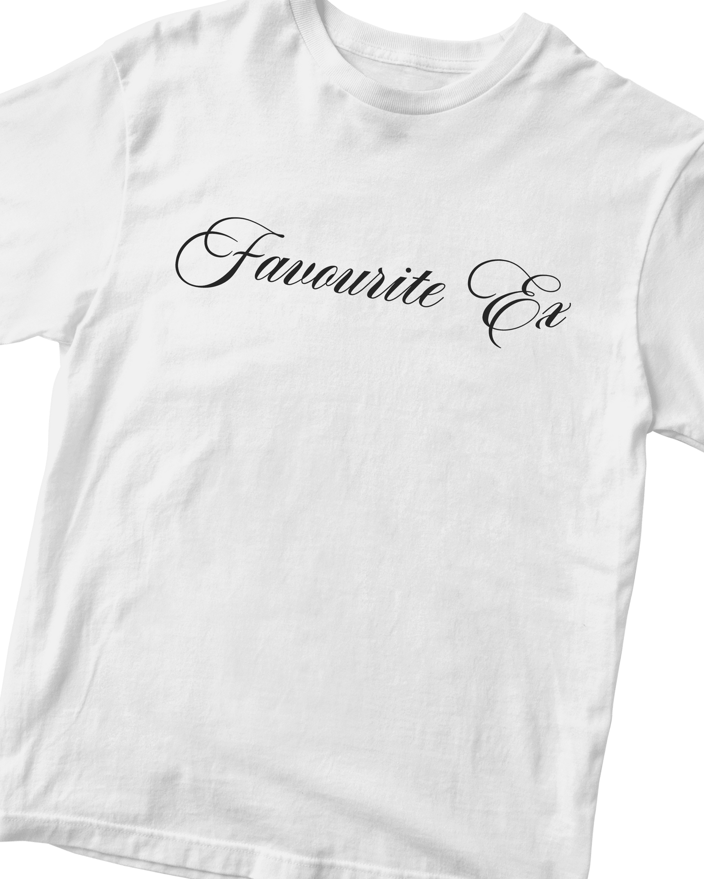 FAVOURITE EX WHITE BABY TEE