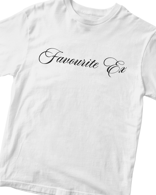 FAVOURITE EX WHITE BABY TEE