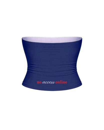 BOY CHASING BLUE TUBE TOP