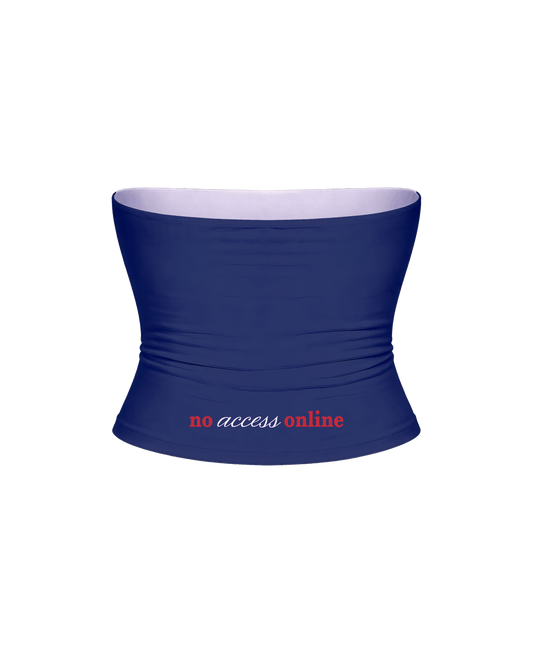 BOY CHASING BLUE TUBE TOP