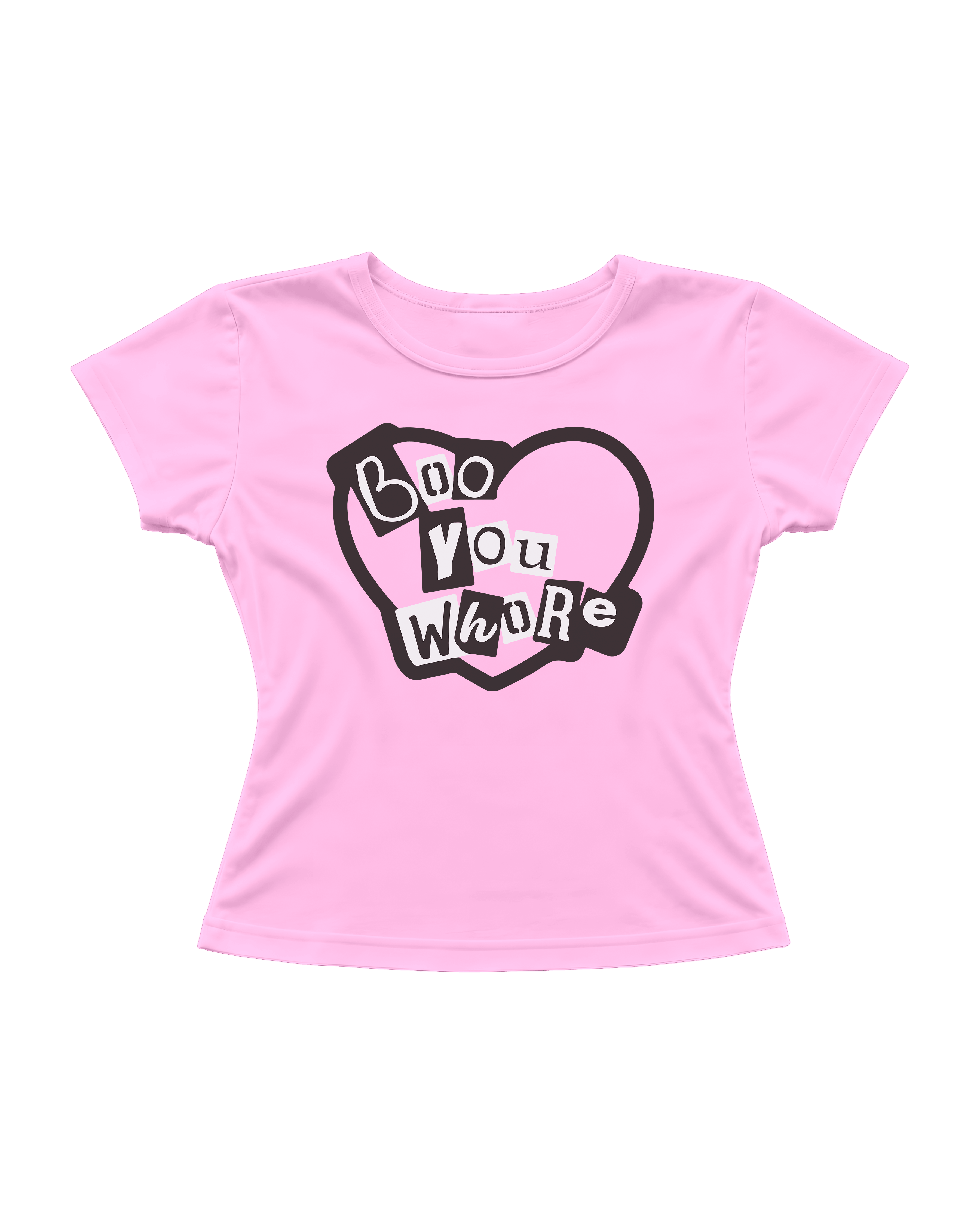 BOO YOU WHORE CROP TEE