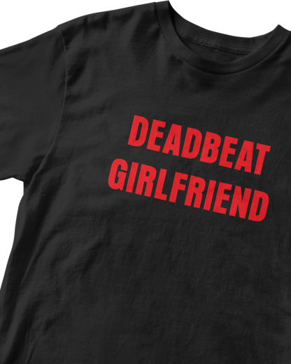 DEADBEAT GIRLFRIEND BLACK BABY TEE