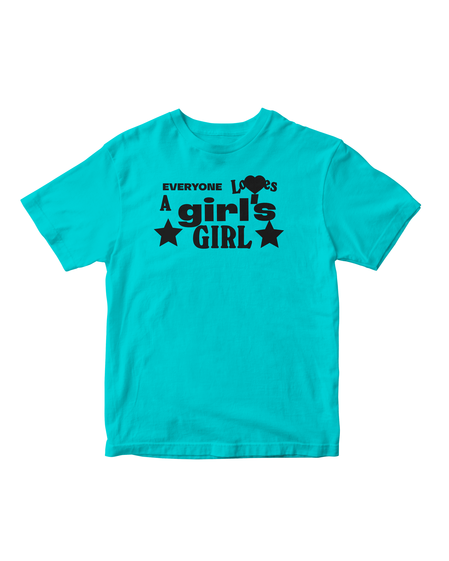 GIRL'S GIRL BLUE BABY TEE