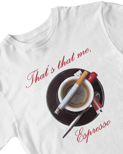 ESPRESSO WHITE BABY TEE