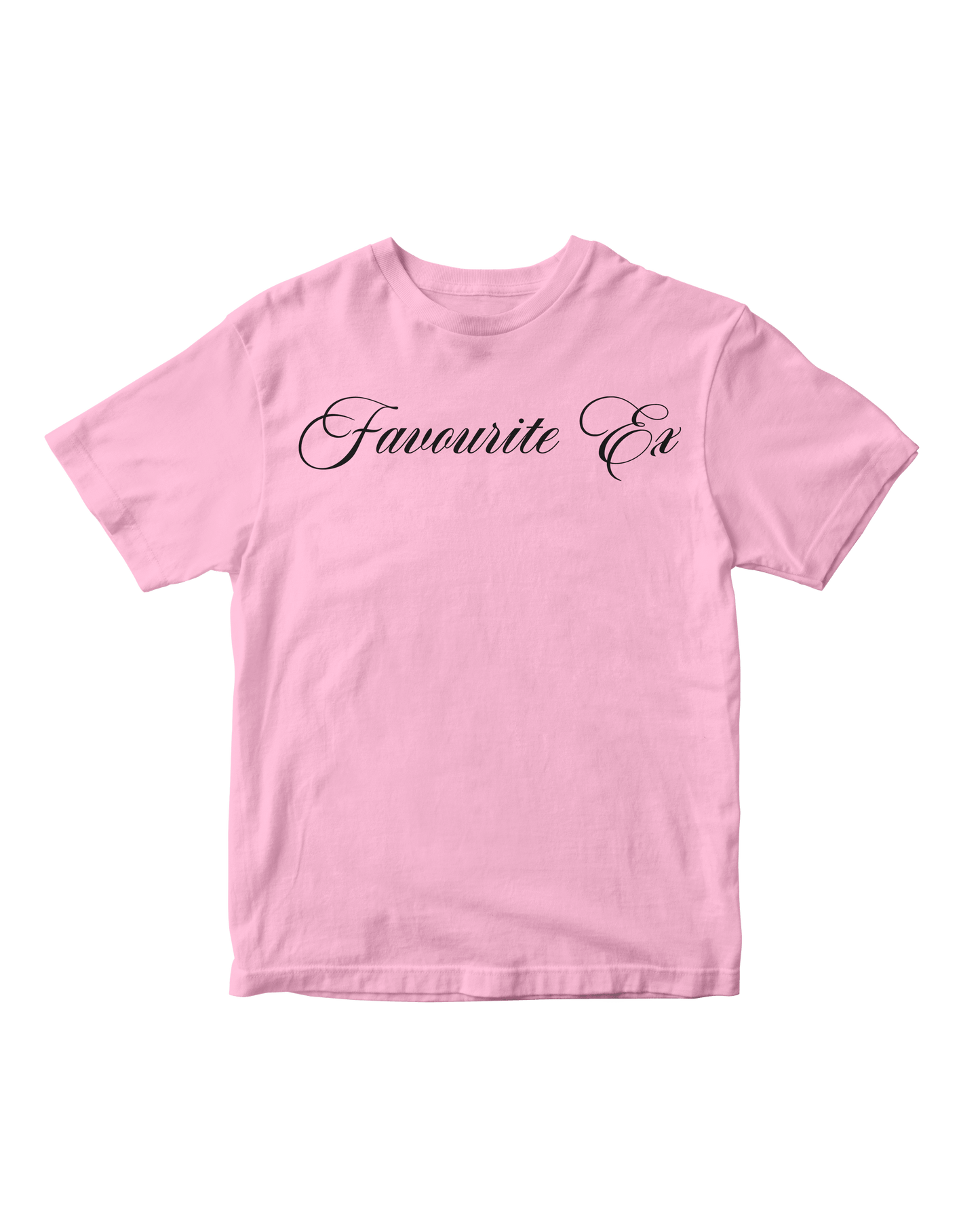 FAVOURITE EX BABY PINK BABY TEE