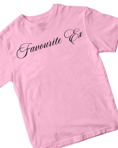 FAVOURITE EX BABY PINK BABY TEE