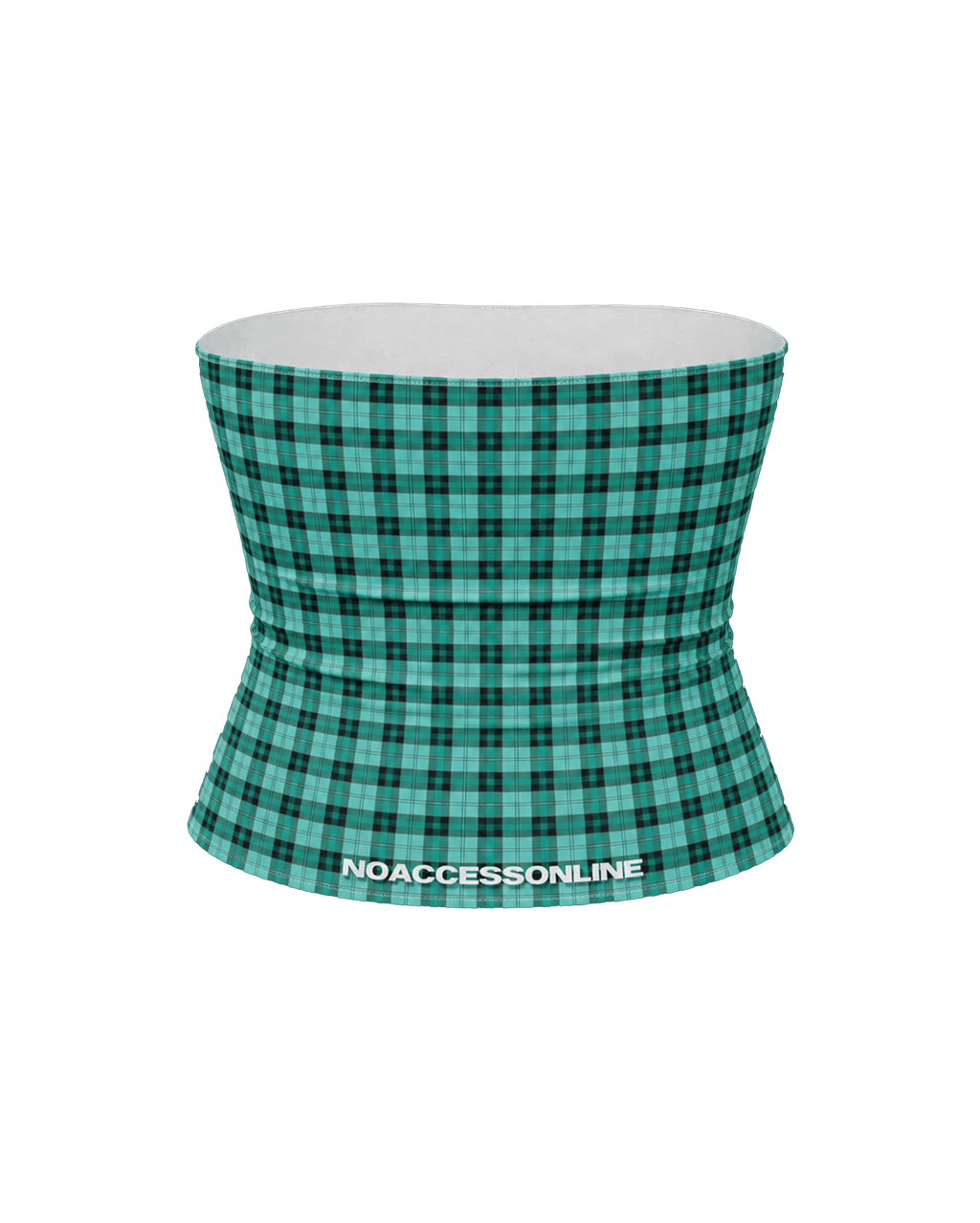 SIGNATURE PLAID TUBE TOP