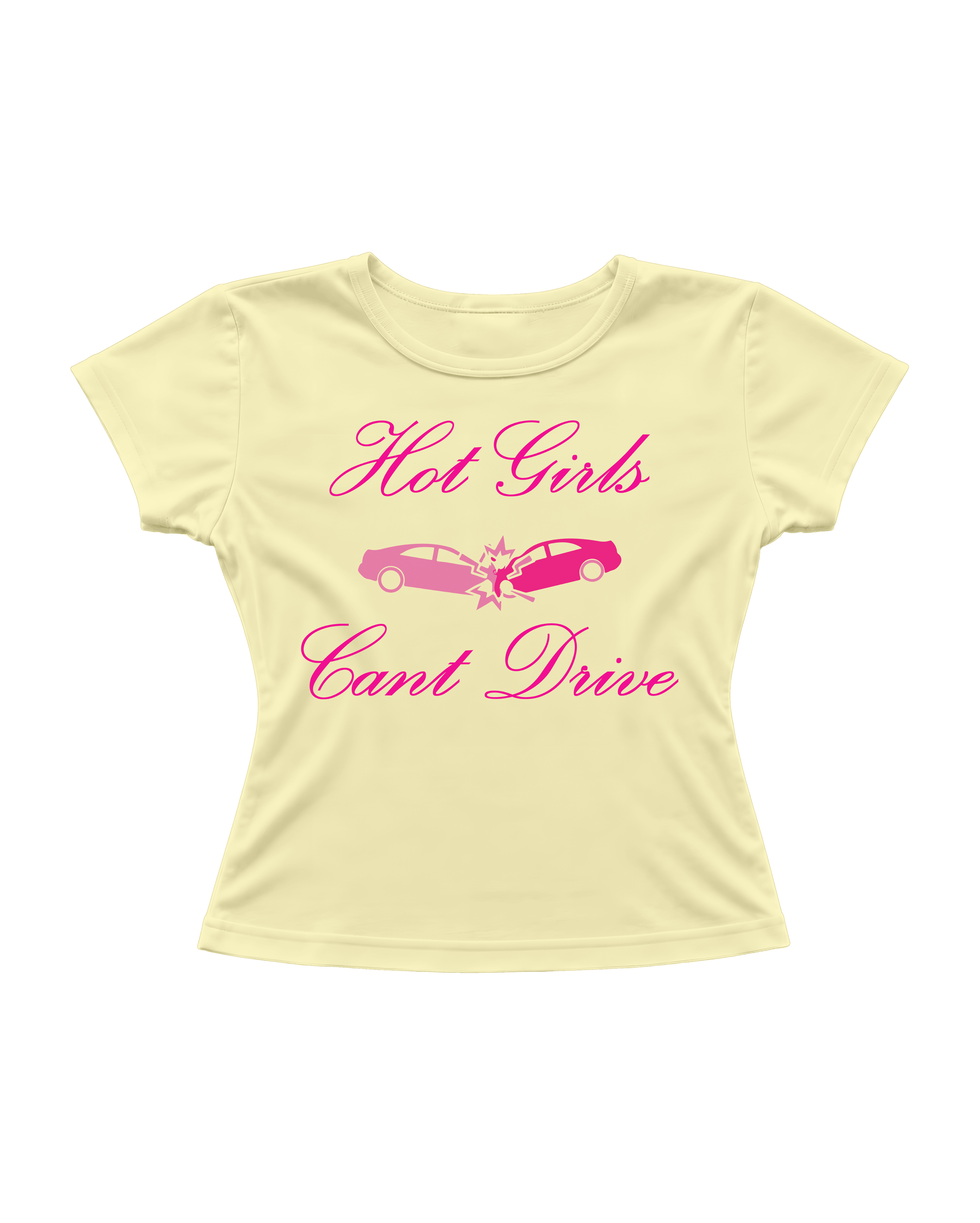 HOT GIRLS CAN’T DRIVE CROP TEE