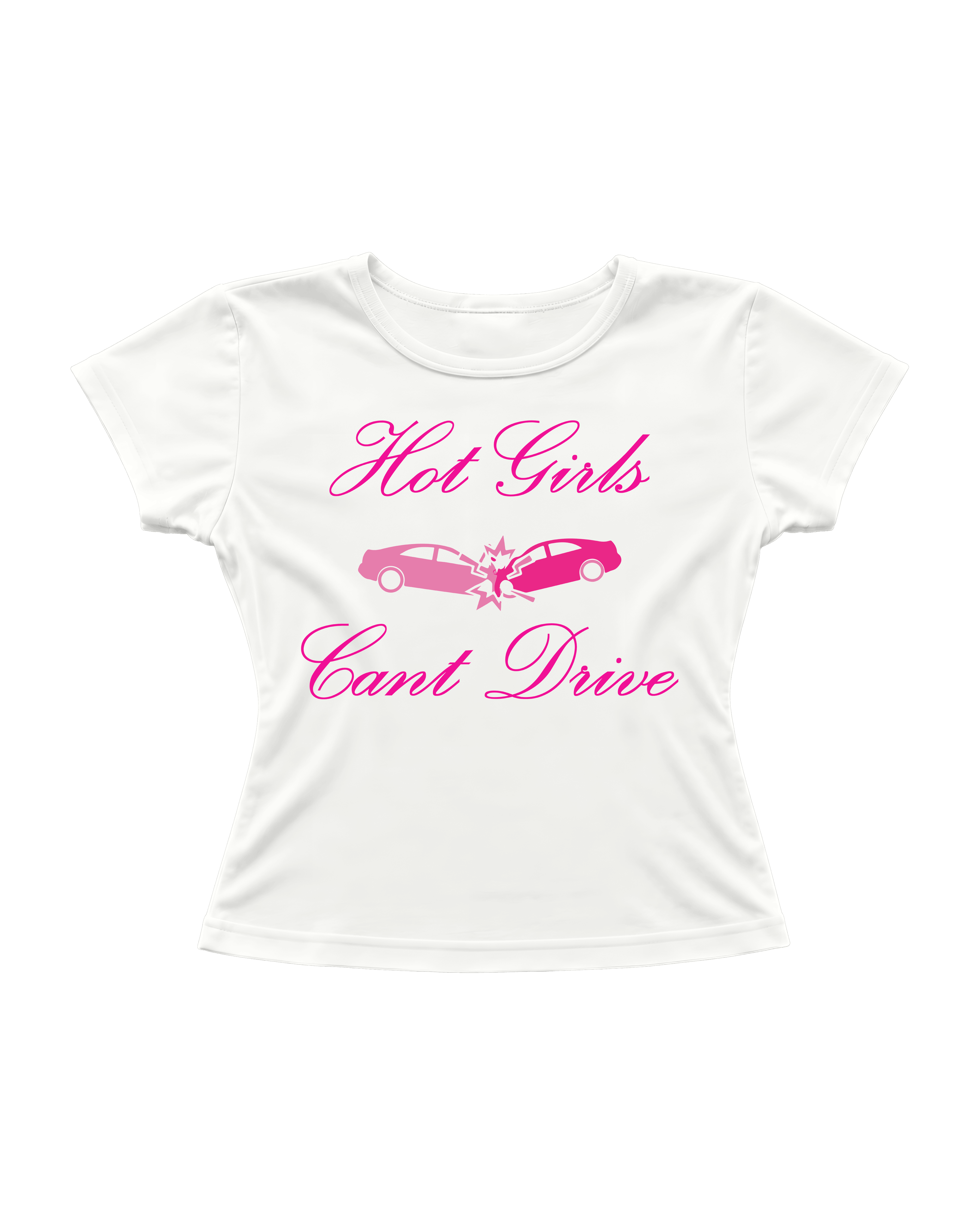 HOT GIRLS CAN’T DRIVE CROP TEE