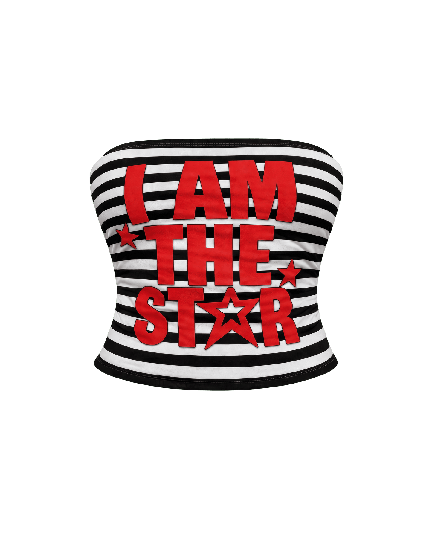 I’M THE STAR BLACK-WHITE TUBE TOP