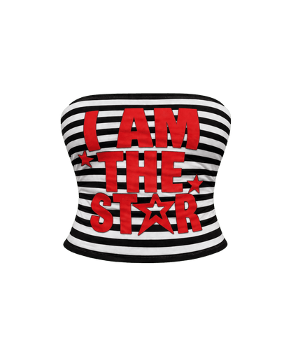 I’M THE STAR BLACK-WHITE TUBE TOP
