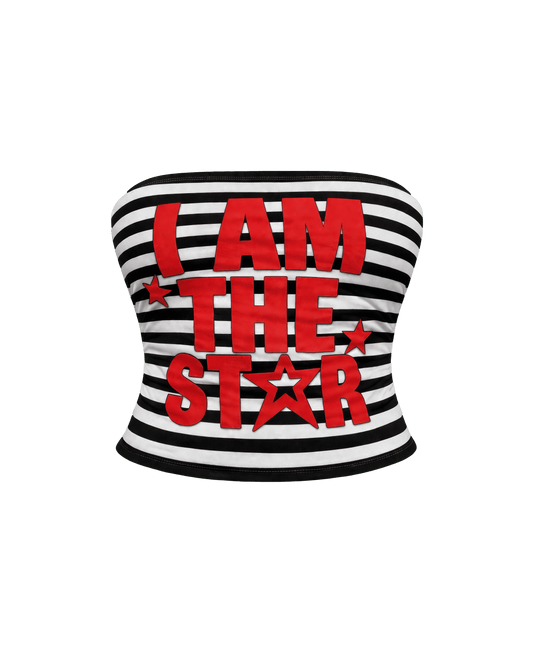 I’M THE STAR BLACK-WHITE TUBE TOP