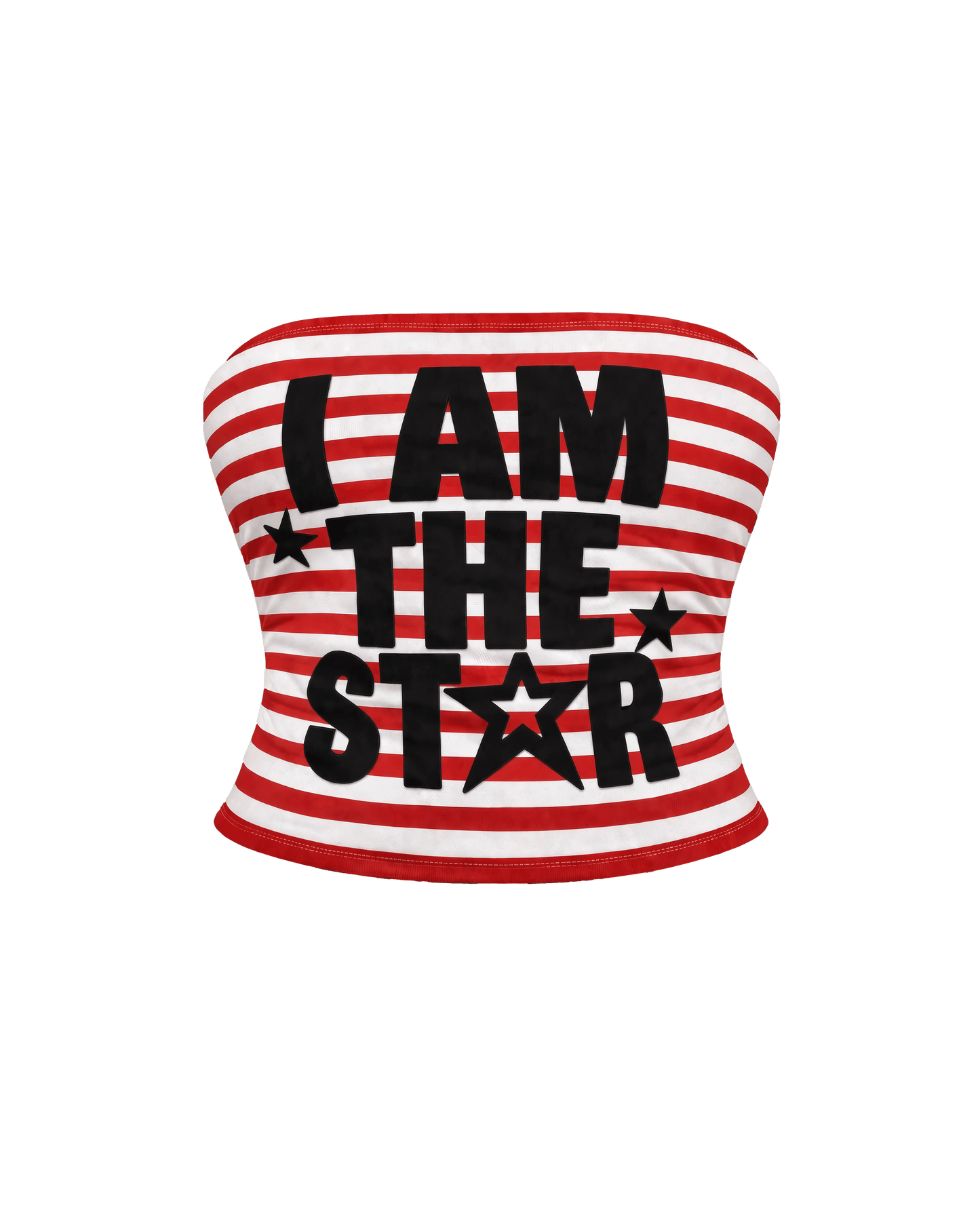 I’M THE STAR RED-WHITE TUBE TOP
