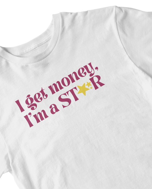 MAMUSHI WHITE BABY TEE