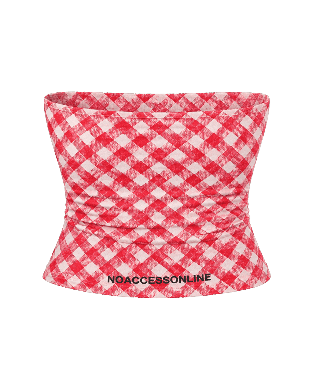 SIGNATURE GINGHAM TUBE TOP