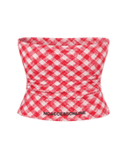 SIGNATURE GINGHAM TUBE TOP