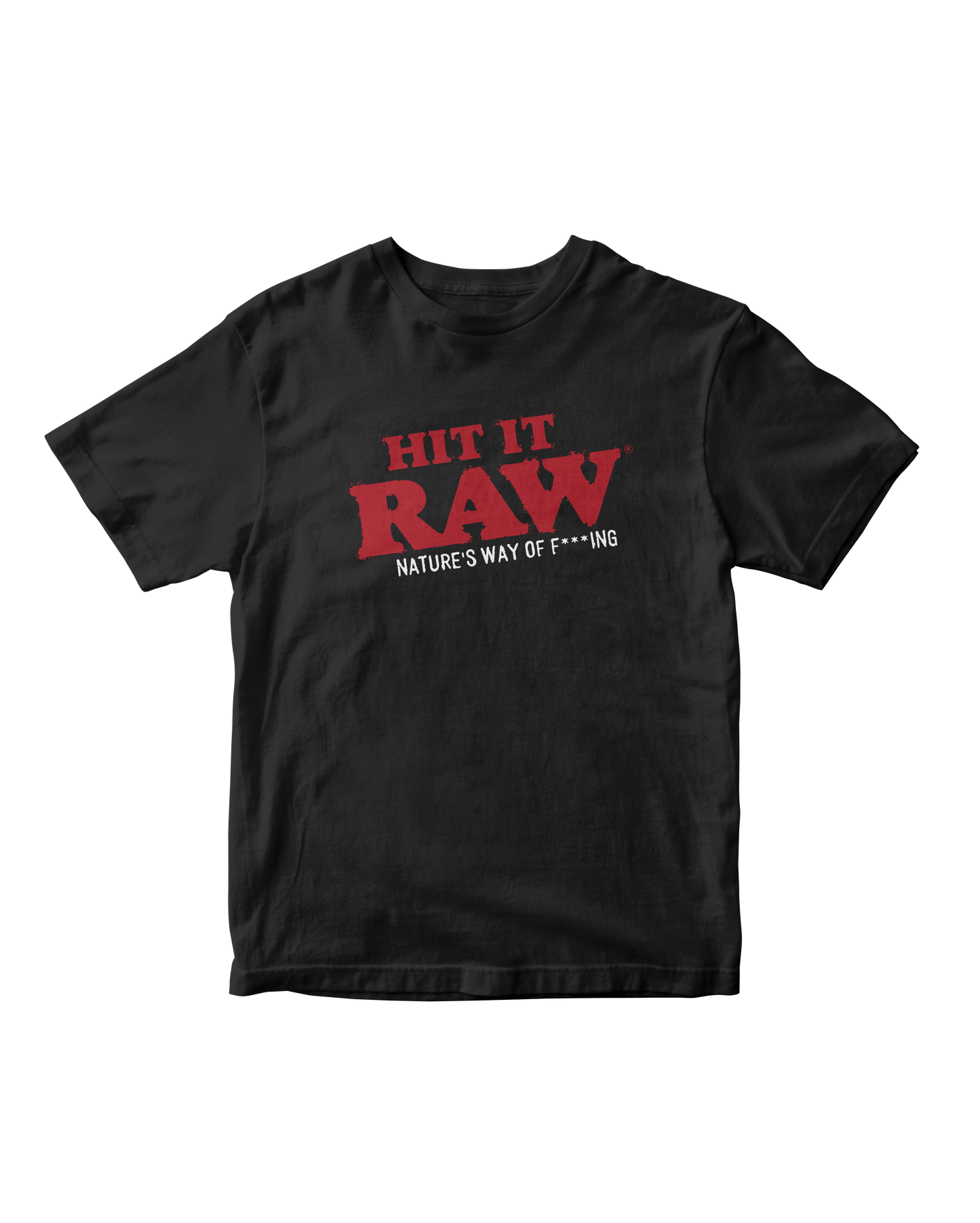 HIT IT RAW BLACK BABY TEE