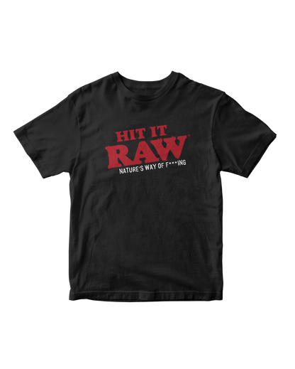 HIT IT RAW BLACK BABY TEE