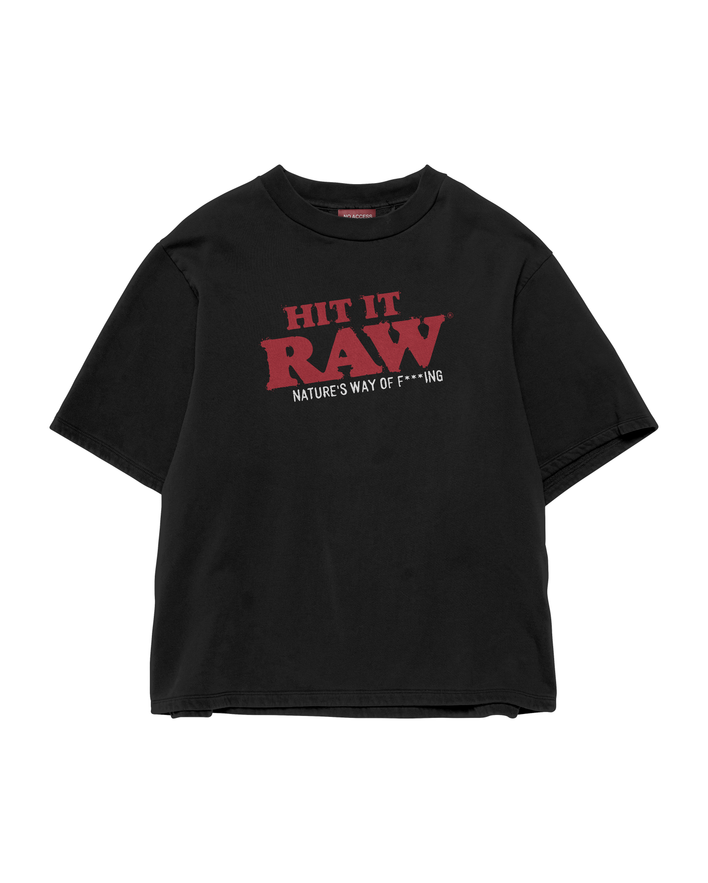 HIT IT RAW BLACK T-SHIRT