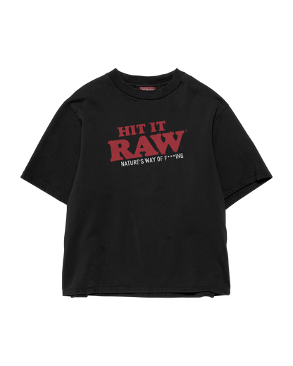 HIT IT RAW BLACK T-SHIRT