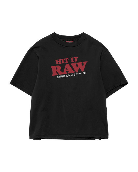 HIT IT RAW BLACK T-SHIRT