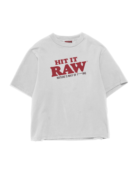 HIT IT RAW WHITE T-SHIRT