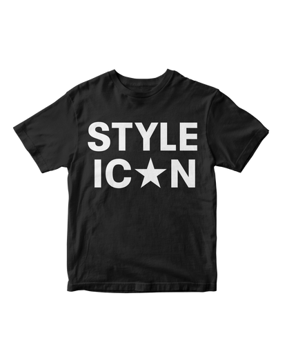 STYLE ICON BLACK BABY TEE