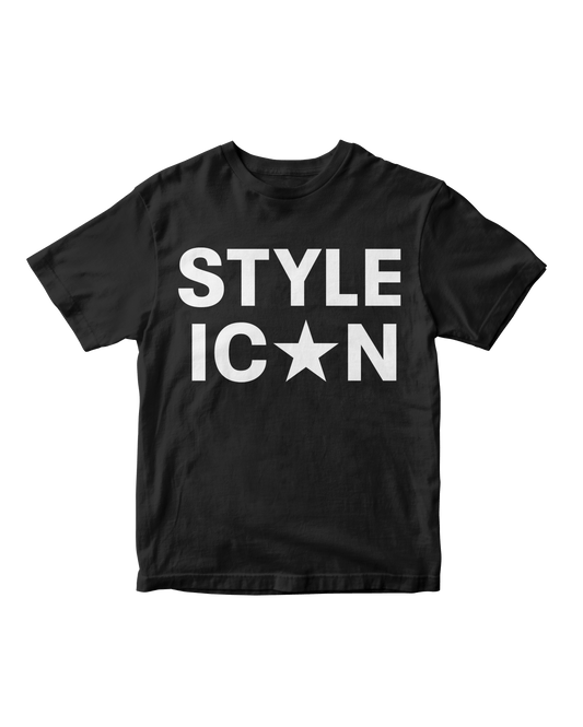 STYLE ICON BLACK BABY TEE