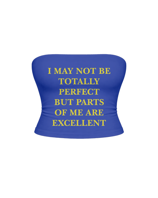 TOTALLY PERFECT BLUE TUBE TOP