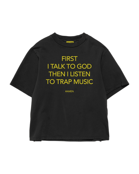 TRAPLORD BLACK T-SHIRT