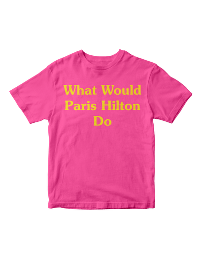 WWPHD? PINK BABY TEE