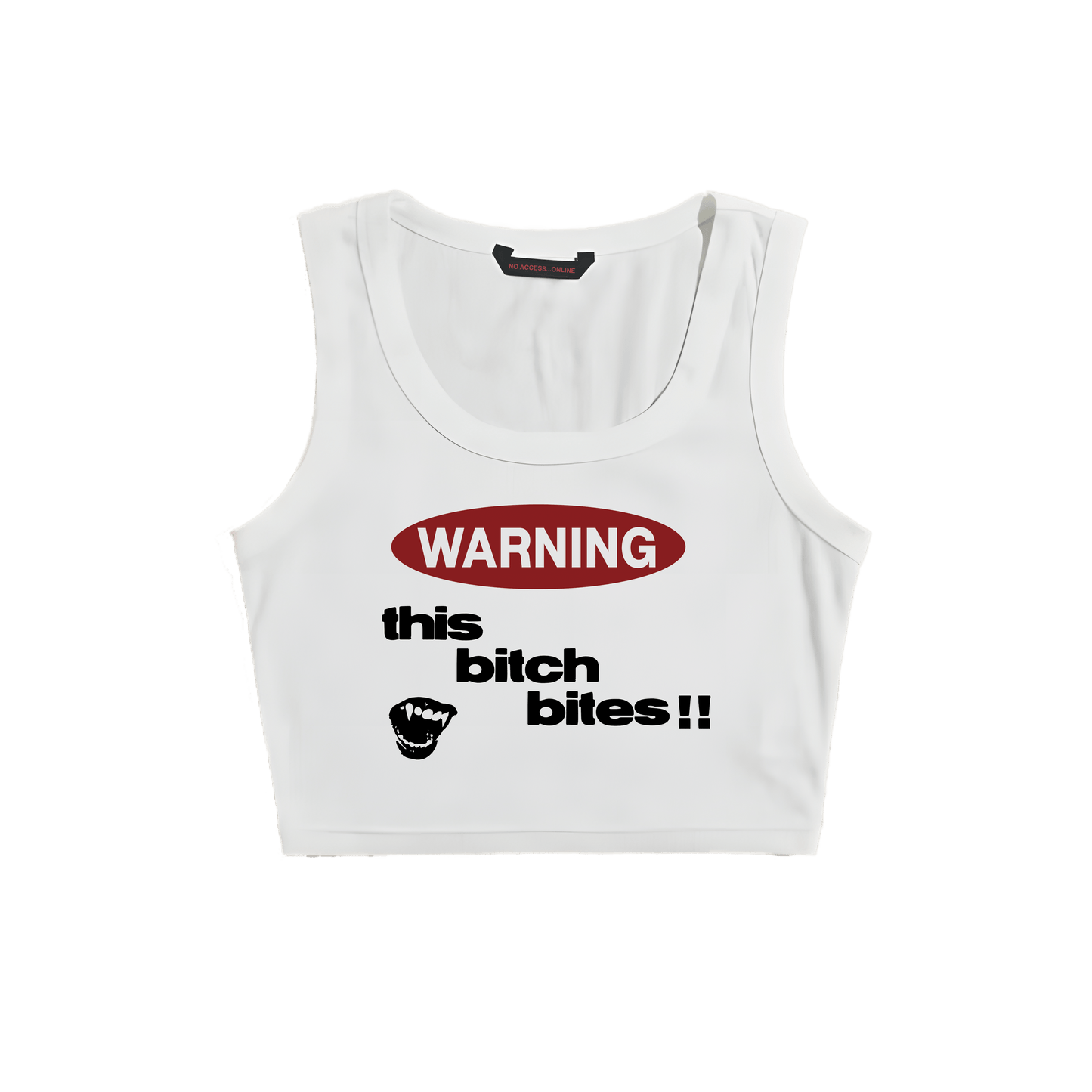 WARNING!! WHITE TINY TANK