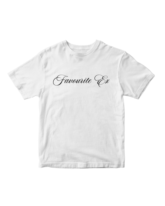FAVOURITE EX WHITE BABY TEE