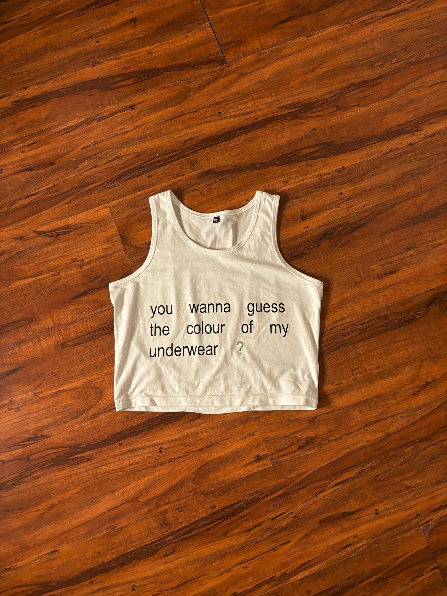 GUESS ? WHITE TINY TANK