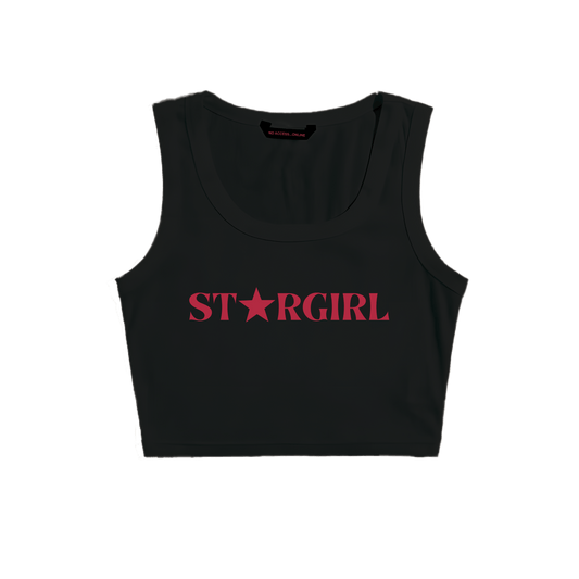 STARGIRL BLACK TINY TANK