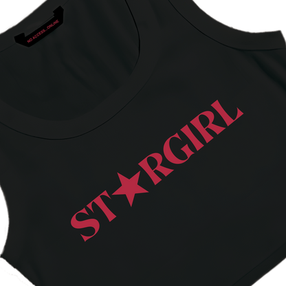 STARGIRL BLACK TINY TANK