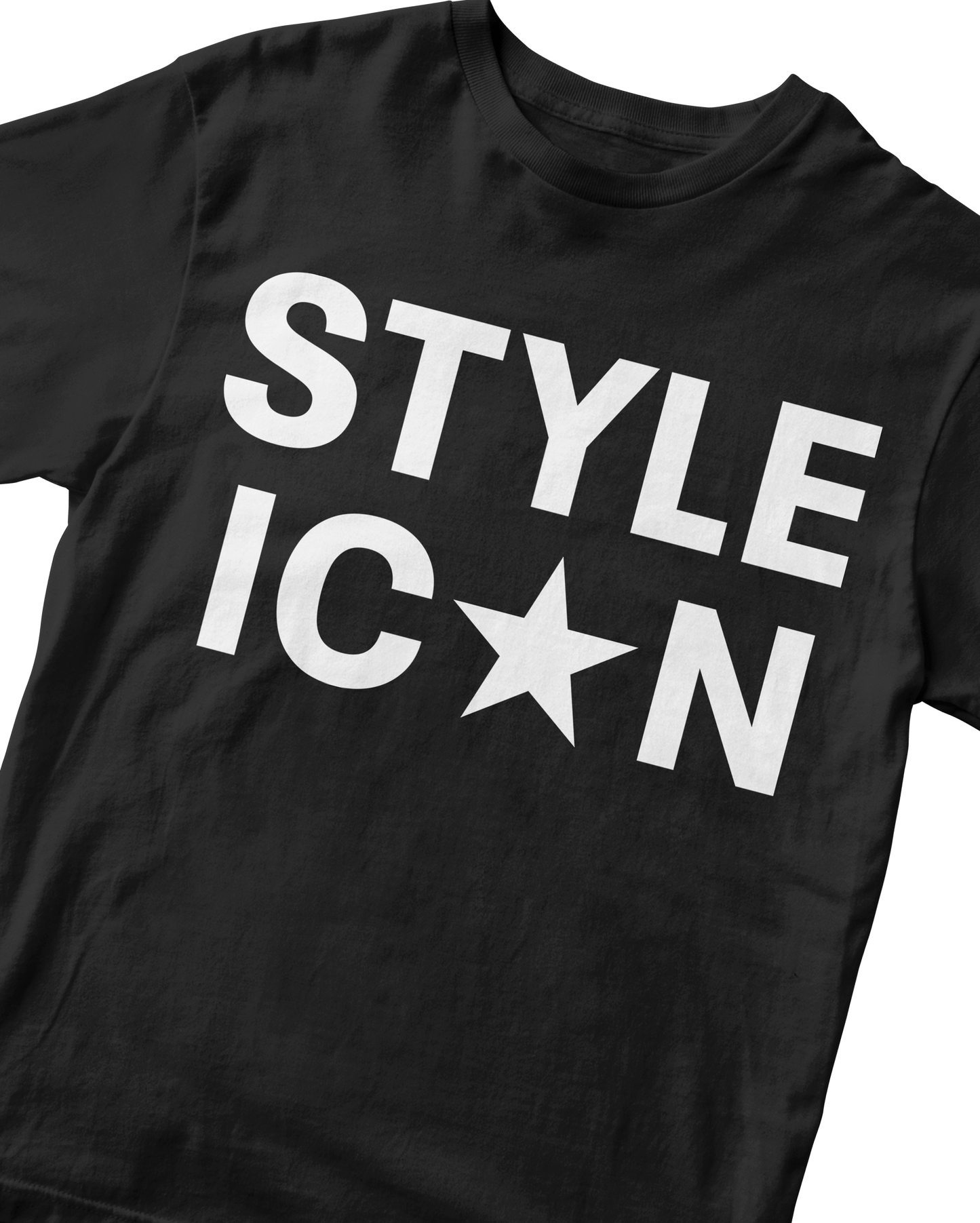 STYLE ICON BLACK BABY TEE