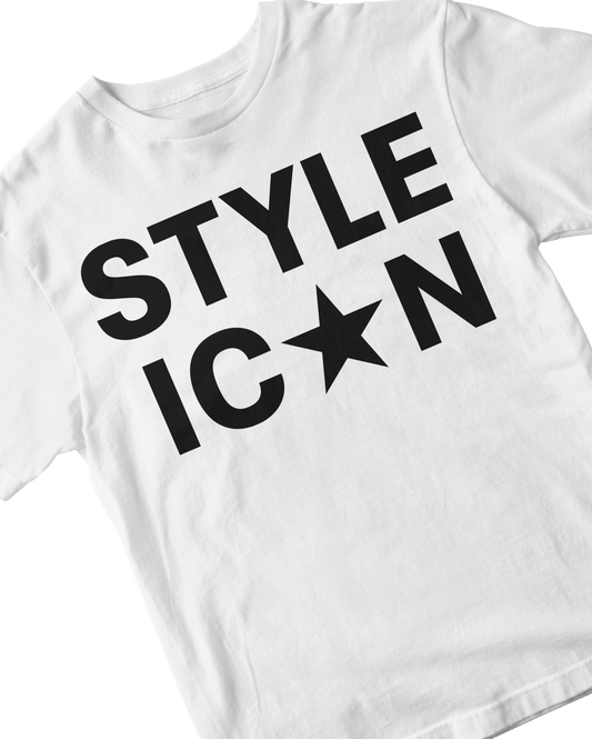 STYLE ICON WHITE BABY TEE