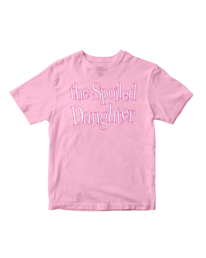 SPOILED DAUGHTER BABY PINK BABY TEE